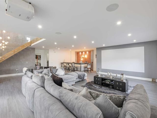 Cinema room.