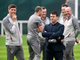 Steven Gerrard and sporting director Ross Wilson will be looking to make improvements to the Rangers squad this summer. Picture: SNS