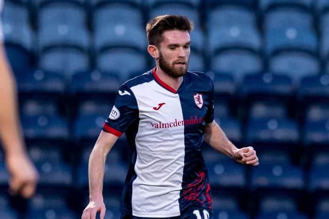 Sam Stanton impressed on his Raith Rovers debut in the 0-0 draw with Dunfermline.  (Photo by Alan Rennie / SNS Group)