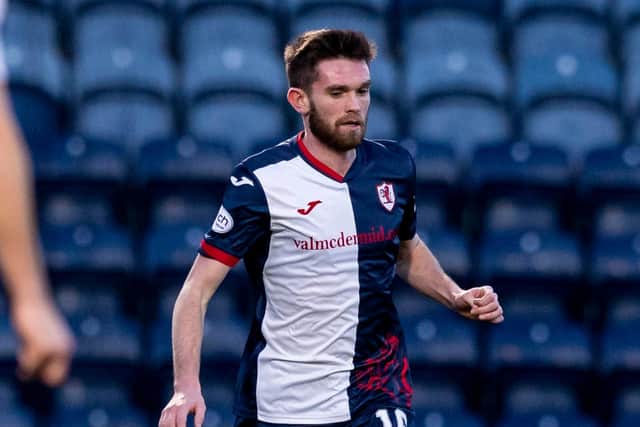 Sam Stanton impressed on his Raith Rovers debut in the 0-0 draw with Dunfermline. (Photo by Alan Rennie / SNS Group)