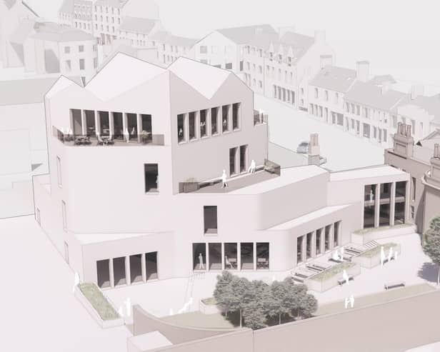 ​A new outdoor space will be created in the walled garden.