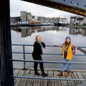 Fiona Gibson, chief executive of Capital Theatres, and Elizabeth Newman, artistic director of Pitlochry Festival Theatre, launch their co-production of Sunshine On Leith PIC: Colin Hattersley Photography