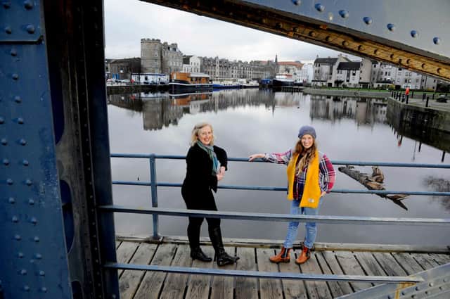 Fiona Gibson, chief executive of Capital Theatres, and Elizabeth Newman, artistic director of Pitlochry Festival Theatre, launch their co-production of Sunshine On Leith PIC: Colin Hattersley Photography
