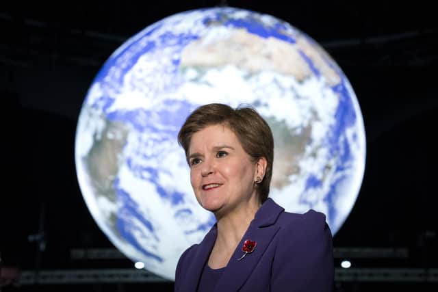 First Minister Nicola Sturgeon at COP26