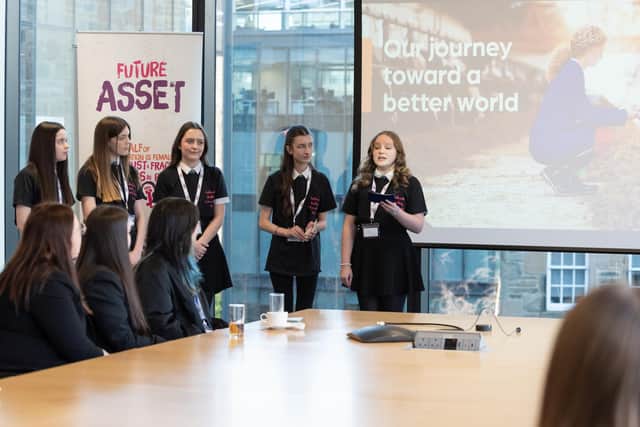 Pupils taking part in last year's Growing Future Assets competition. Picture: Leesa Tulloch