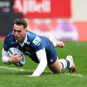 Inverness-born Tom Roebuck has been in fine form for Sale Sharks. (Photo by Nathan Stirk/Getty Images for Sale Sharks)