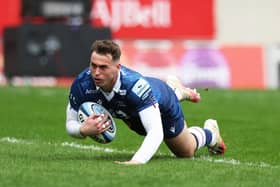 Inverness-born Tom Roebuck has been in fine form for Sale Sharks. (Photo by Nathan Stirk/Getty Images for Sale Sharks)