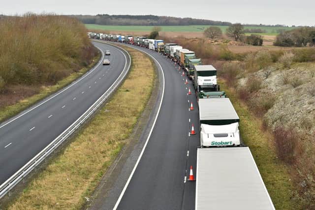 Lorry drivers will need a permit in order to enter into Kent (Photo: GLYN KIRK/AFP via Getty Images)