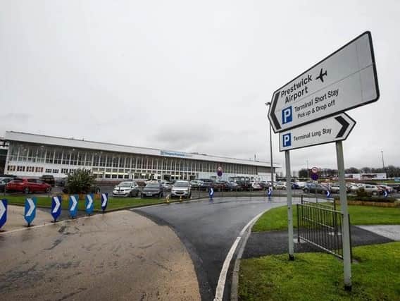 Glasgow Prestwick Airport is reliant on loans totalling nearly £40m .Picture: John Devlin