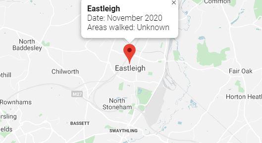 A case of Alabama Rot was confirmed in Eastleigh in November 2020.