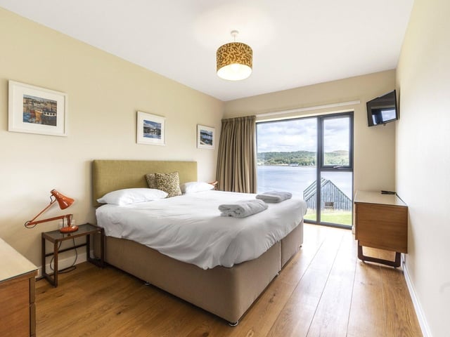 One of the four bedrooms.