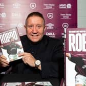 John Robertson launches his autobiography at Tynecastle Park, on November 04, 2021, in Edinburgh, Scotland. (Photo by Mark Scates / SNS Group)