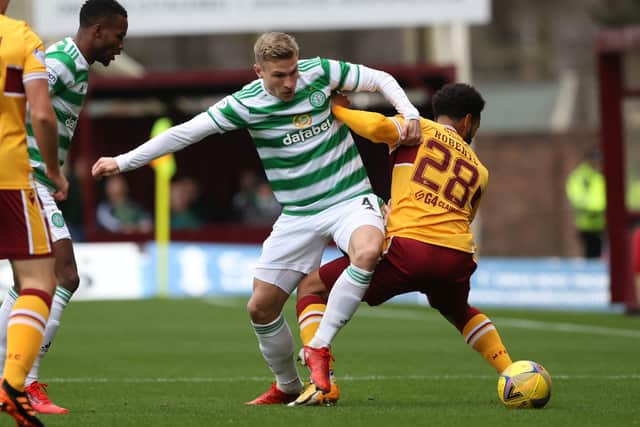 Celtic defender Carl Starfelt. (Photo by Craig Williamson / SNS Group)