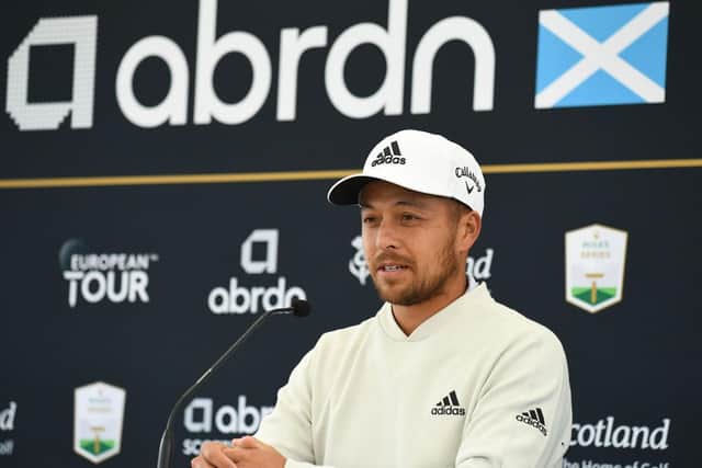 Xander Schauffele speaks about his abrdn Scottish Open debut at The Renaissance Club in East Lothian. Picture: Mark Runnacles/Getty Images.