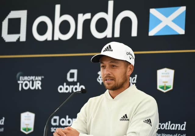 Xander Schauffele speaks about his abrdn Scottish Open debut at The Renaissance Club in East Lothian. Picture: Mark Runnacles/Getty Images.