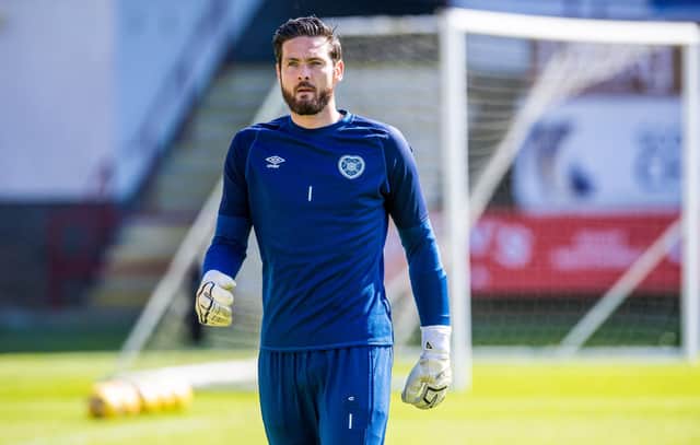 Craig Gordon is ready to return for Hearts.