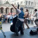 Street performers on the Royal Mile at the Edinburgh Festival Fringe. Picture: Scott Campbell/Getty Images