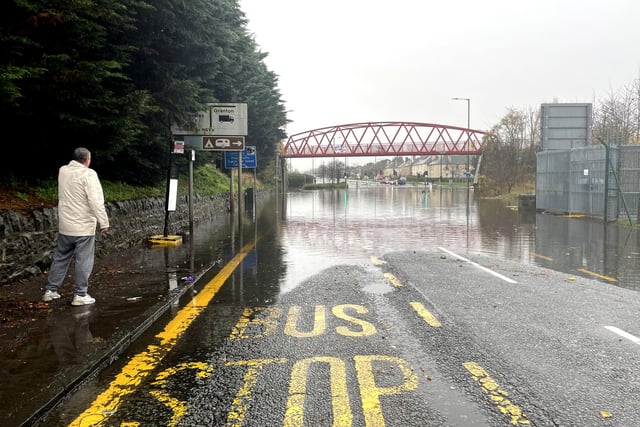 Network Rail Scotland said journeys will take longer today on the East Coast Mainline between Edinburgh and the Borders, as well as between Aberdeen, Inverness and the Central Belt because of the “extremely high rainfall” which means train speeds need to be limited for safety.