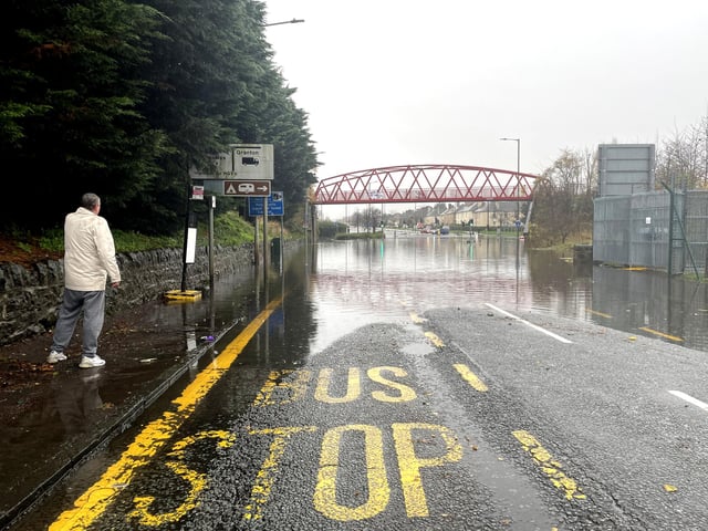 Network Rail Scotland said journeys will take longer today on the East Coast Mainline between Edinburgh and the Borders, as well as between Aberdeen, Inverness and the Central Belt because of the “extremely high rainfall” which means train speeds need to be limited for safety.