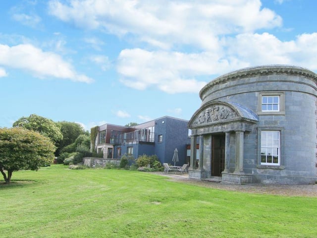 This six bedroom property combines a luxurious modern house attached to a two-storey temple built in 1759 - and has links to Hitler’s deputy Rudolf Hess.