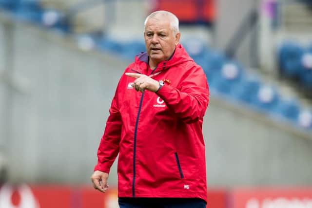 Head coach Warren Gatland. (Photo by Ross Parker / SNS Group)