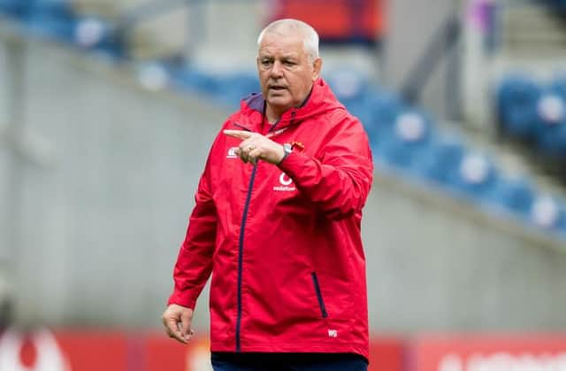 Head coach Warren Gatland. (Photo by Ross Parker / SNS Group)