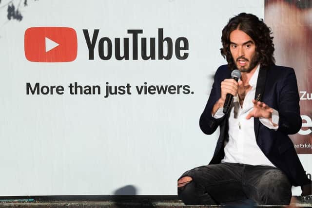 Russell Brand is just one person who discussed conspiracy theories on YouTube. Picture: Getty Images