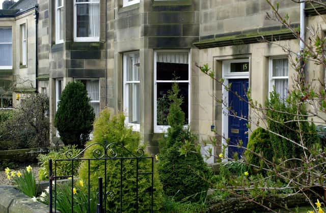 The house at 15 Ormidale Terrace in Murrayfield, Edinburgh, where John Lennon's aunt Mater and uncle Bert once lived.