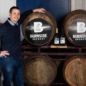 Steven Lewis, Head Brewer at Burnside Brewery. (Pic:Karen Murray, First Pix)