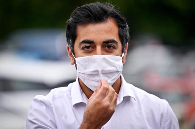 National clinical director Jason Leitch should have told Humza Yousaf to stick to the letter of the Covid rules on masks (Picture: Jeff J Mitchell/Getty Images)