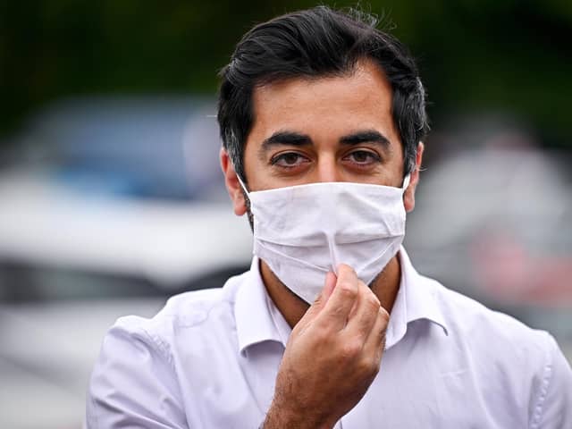 National clinical director Jason Leitch should have told Humza Yousaf to stick to the letter of the Covid rules on masks (Picture: Jeff J Mitchell/Getty Images)