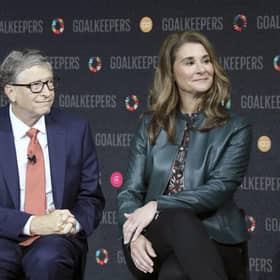 Bill and Melinda Gates announced their divorce on a Twitter post (Photo: LUDOVIC MARIN/AFP via Getty Images)