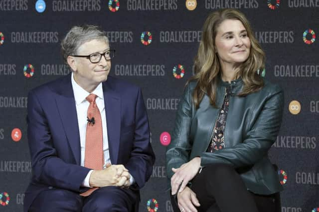 Bill and Melinda Gates announced their divorce on a Twitter post (Photo: LUDOVIC MARIN/AFP via Getty Images)