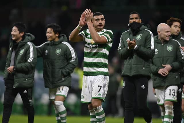 Giorgos Giakoumak is set to leave Celtic. (Photo by Rob Casey / SNS Group)