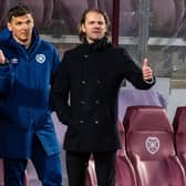 Hearts' management team including Robbie Neilson have signed new contracts at Tynecastle. (Photo by Ross Parker / SNS Group)