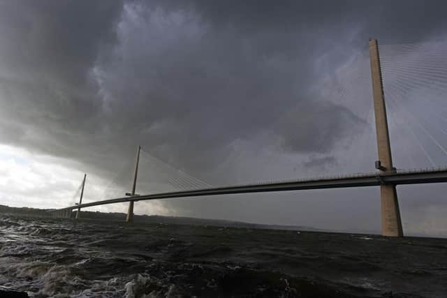 The Queensferry Crossing has been closed due to falling ice (Getty Images)