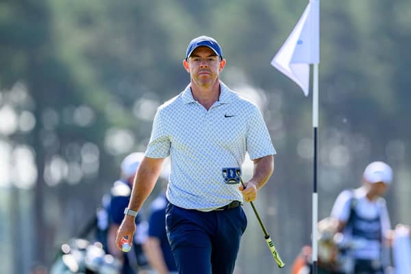 Rory McIlroy on the 14th green of the Genesis Scottish Open at The Renaissance Club in North Berwick – one of Scotland's most desirable places to live (Picture: Malcolm Mackenzie/PA Wire)