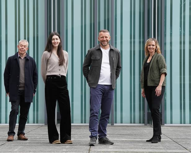 From left: Mark Mountford, Victoria Mackie, Paul Reid, and Rebecca Christensen of Trickle. Picture: Stewart Attwood.