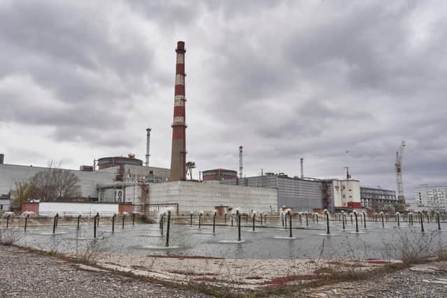 A general view of the Russian-controlled Zaporizhzhia nuclear power plant in southern Ukraine. Picture: Andrey Borodulin/AFP via Getty Images