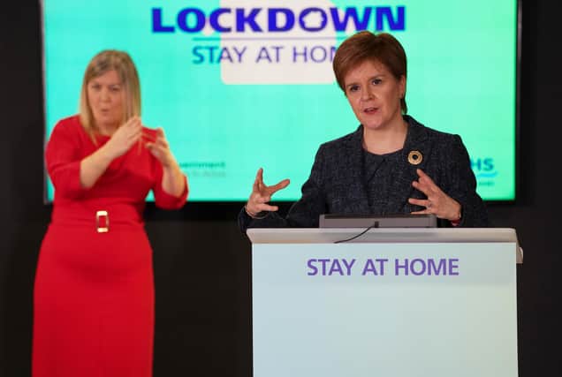 Nicola Sturgeon's single most important job is to ensure the vaccination of Scotland's population as quickly as possible (Picture: Scottish government)