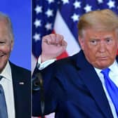 Democrat Joe Biden will make a very different US President to Donald Trump (Pictures: Angela Weiss and Mandel Ngan/AFP via Getty Images)