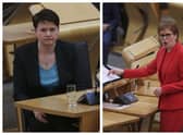 Nicola Sturgeon and Ruth Davidson went to head to head during First Minister's Questions