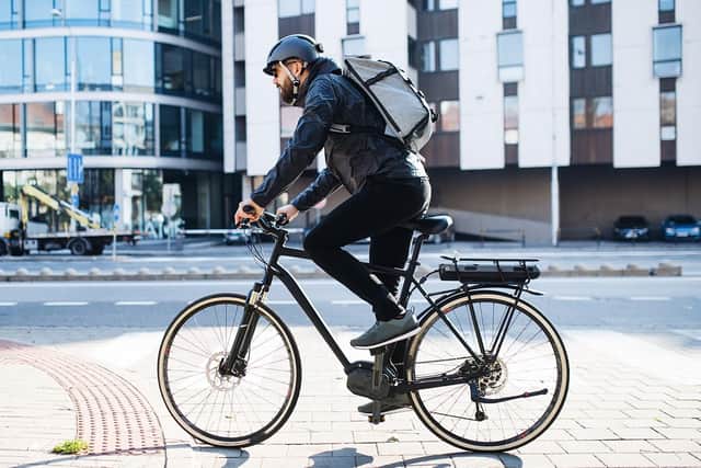 The HIT device can be used by cyclists who commute