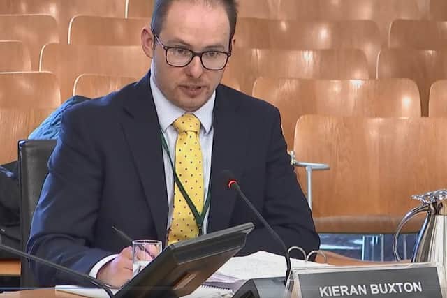 Kieran Buxton was invited to comment on the proposed legislation