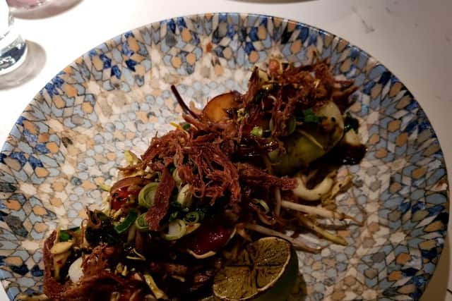 Asian duck bowl