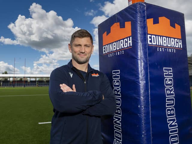 Edinburgh forwards coach Stevie Lawrie has signed a new contract. (Photo by Mark Scates / SNS Group)