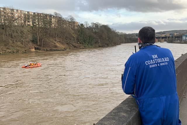 Lifeboat charity warns public to be vigilant after being called out to help a dog in a river