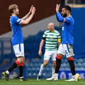 Filip Helander and Connor Goldson, pictured celebrating after the Scottish Cup victory over Celtic at Ibrox in April, were the most regularly deployed central defensive combination for Rangers last season. (Photo by Rob Casey / SNS Group)