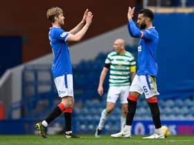 Filip Helander and Connor Goldson, pictured celebrating after the Scottish Cup victory over Celtic at Ibrox in April, were the most regularly deployed central defensive combination for Rangers last season. (Photo by Rob Casey / SNS Group)