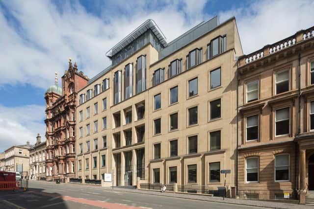BJSS has leased almost 8,000 square feet of office space from Picton at its 180 West George Street building in Glasgow city centre. Picture: McAteer Photograph
